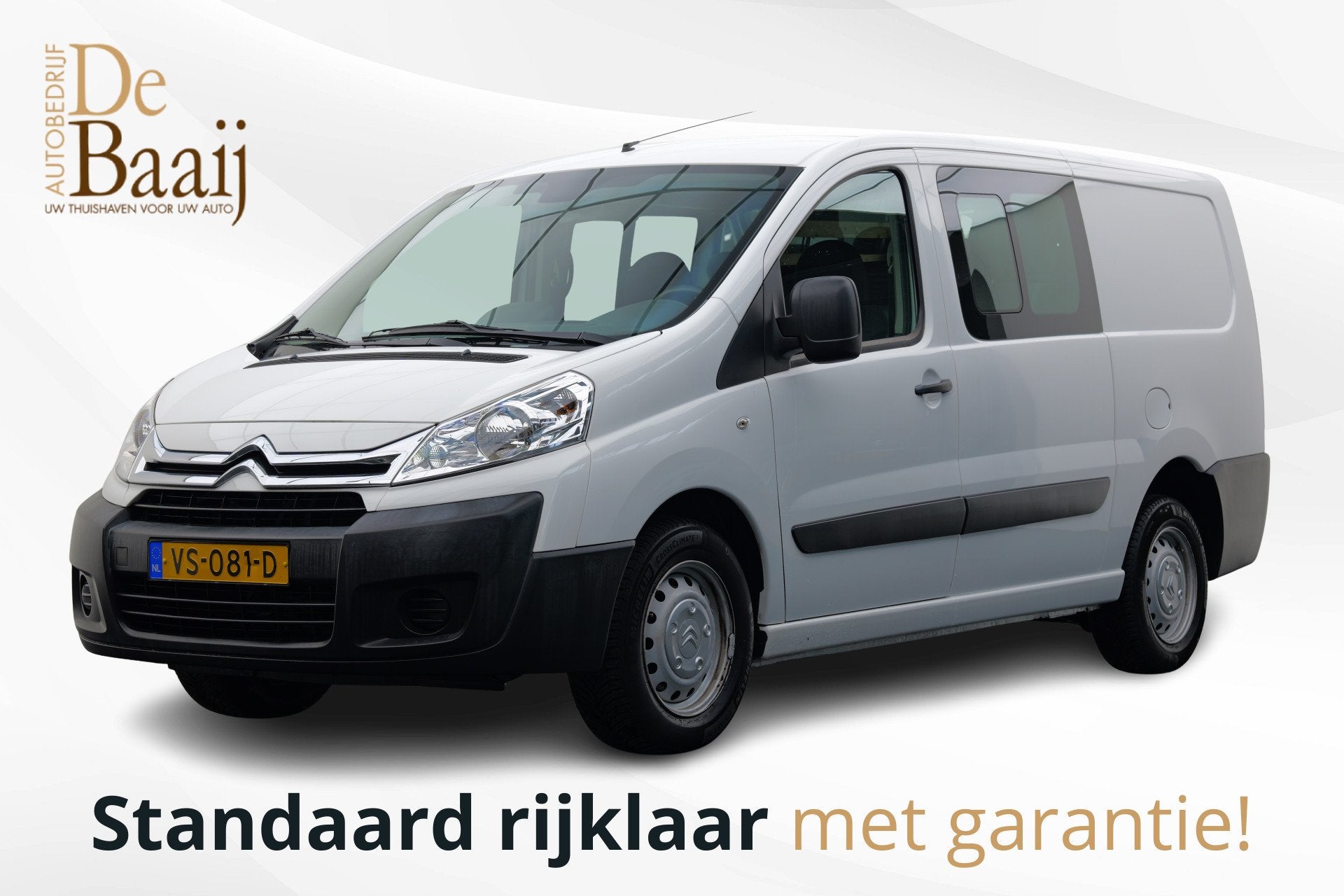 Citroën Jumpy 12 2.0 HDI L2H1 Economy DC 5-zitter | Trekhaa, Auto's, Bestelauto's, Voorwielaandrijving, Euro 5, Stof, Gebruikt