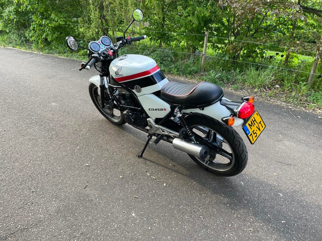 Honda CB450S Cafe Racer, 2 cilinders, Particulier, Minimaal motorrijbewijs A2, Handgeschakeld