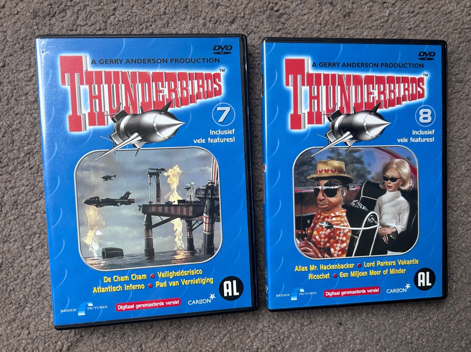 Thunderbirds DVD Seizoen 7 & 8 - Klassieke Avonturen, Cd's en Dvd's, Alle leeftijden, Nederlands, Seizoen 7, Ophalen of Verzenden
