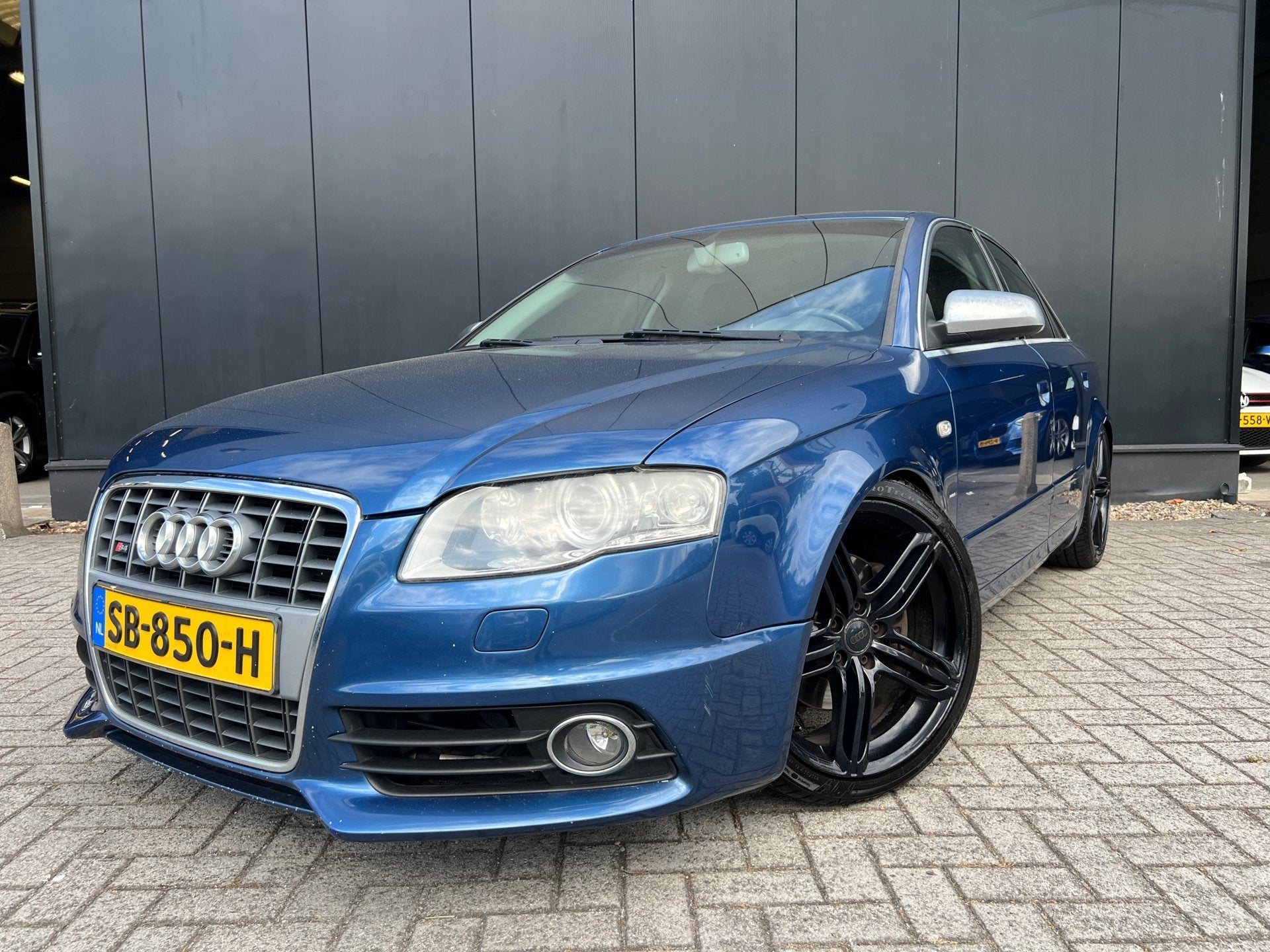Audi A4 Limousine 1.8 Turbo Aut/19'Lmv/S4Look/Apk3-27, Auto's, Audi, Automatische klimaatregeling, Gebruikt, 4 cilinders, Blauw