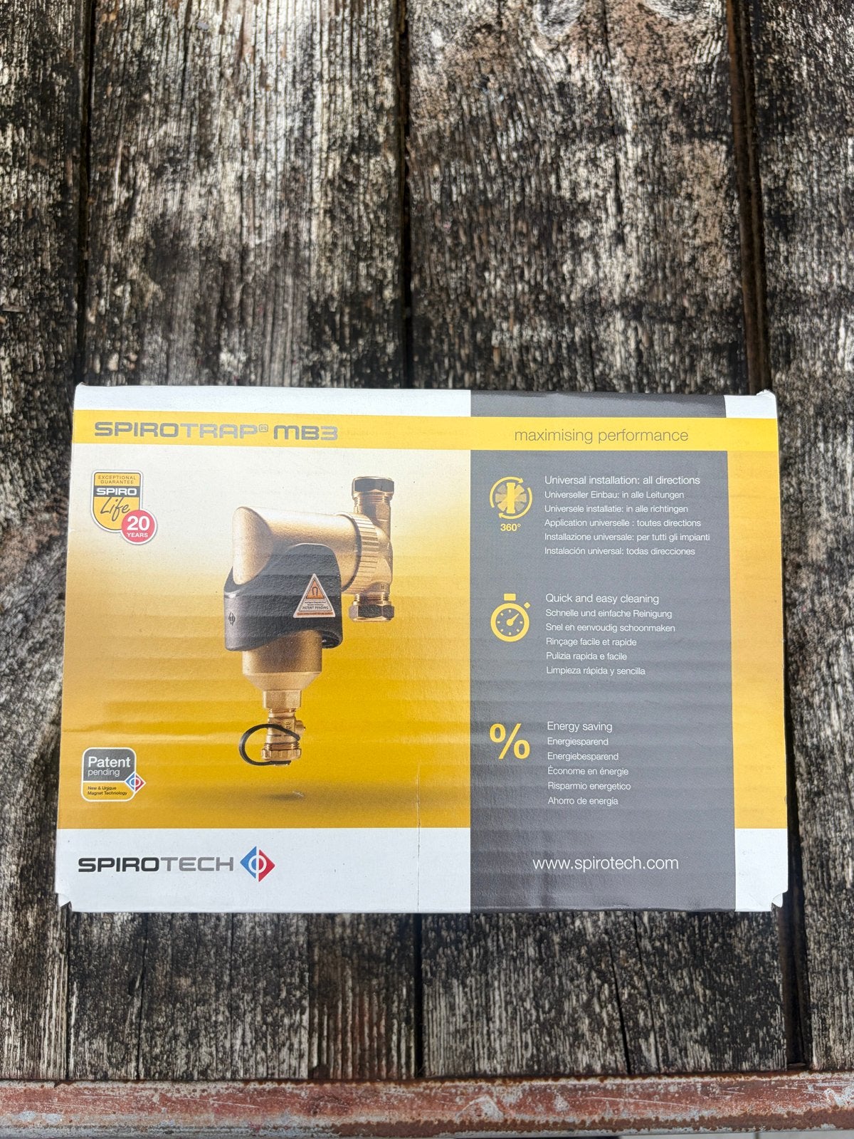 Spirotech Spirotrap MB3 Vuilafscheider 22mm (Nieuw), Verzenden, Nieuw