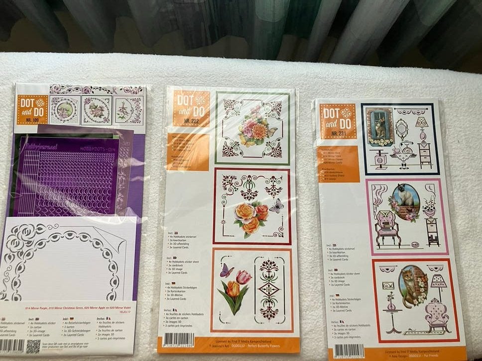 Dot and Do knutselsets (3 stuks), Nieuw, Meerkleurig, Papier of Karton, Overige merken