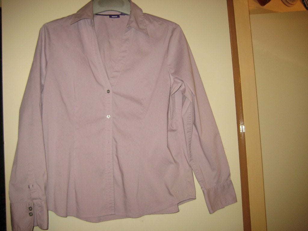 Paarse Mexx blouse, 42, Ophalen of Verzenden, Zo goed als nieuw, Maat 42/44 (L), Paars