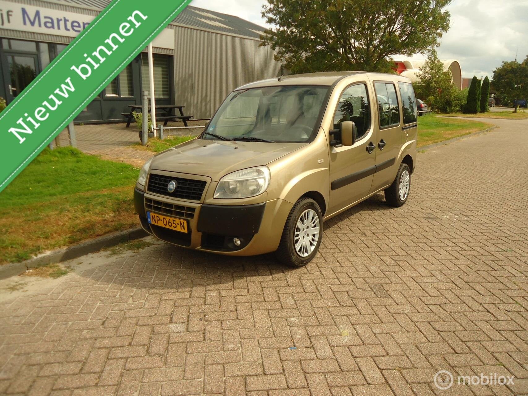 Fiat Doblo 1.4 Dynamic, Auto's, Gebruikt, Doblo, 4 cilinders, Bruin