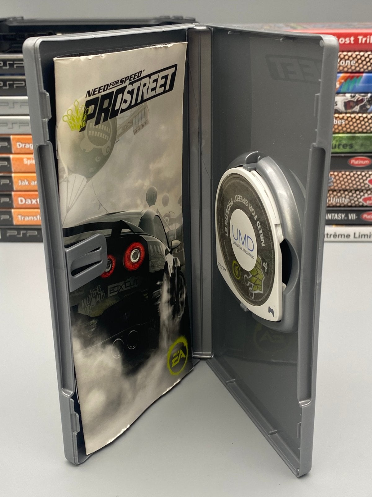 Need for Speed ProStreet - PSP PlayStation Portable Compleet, Spelcomputers en Games, Gebruikt, Racen en Vliegen, 2 spelers, Ophalen of Verzenden