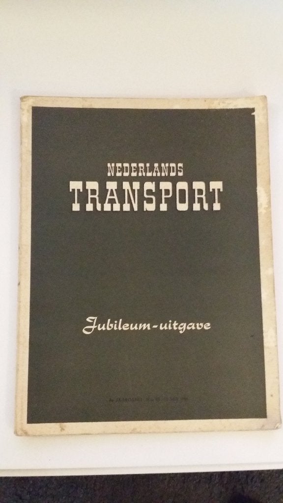 Boek Nederlands Transport Jubileum uitgave 1881/1956, Ophalen of Verzenden, Zo goed als nieuw, Vrachtwagen