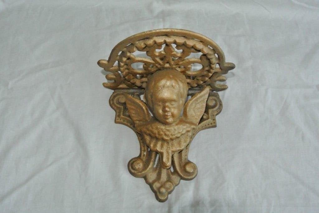 Wandconsole Gietijzer Engel console Vintage, Ophalen of Verzenden