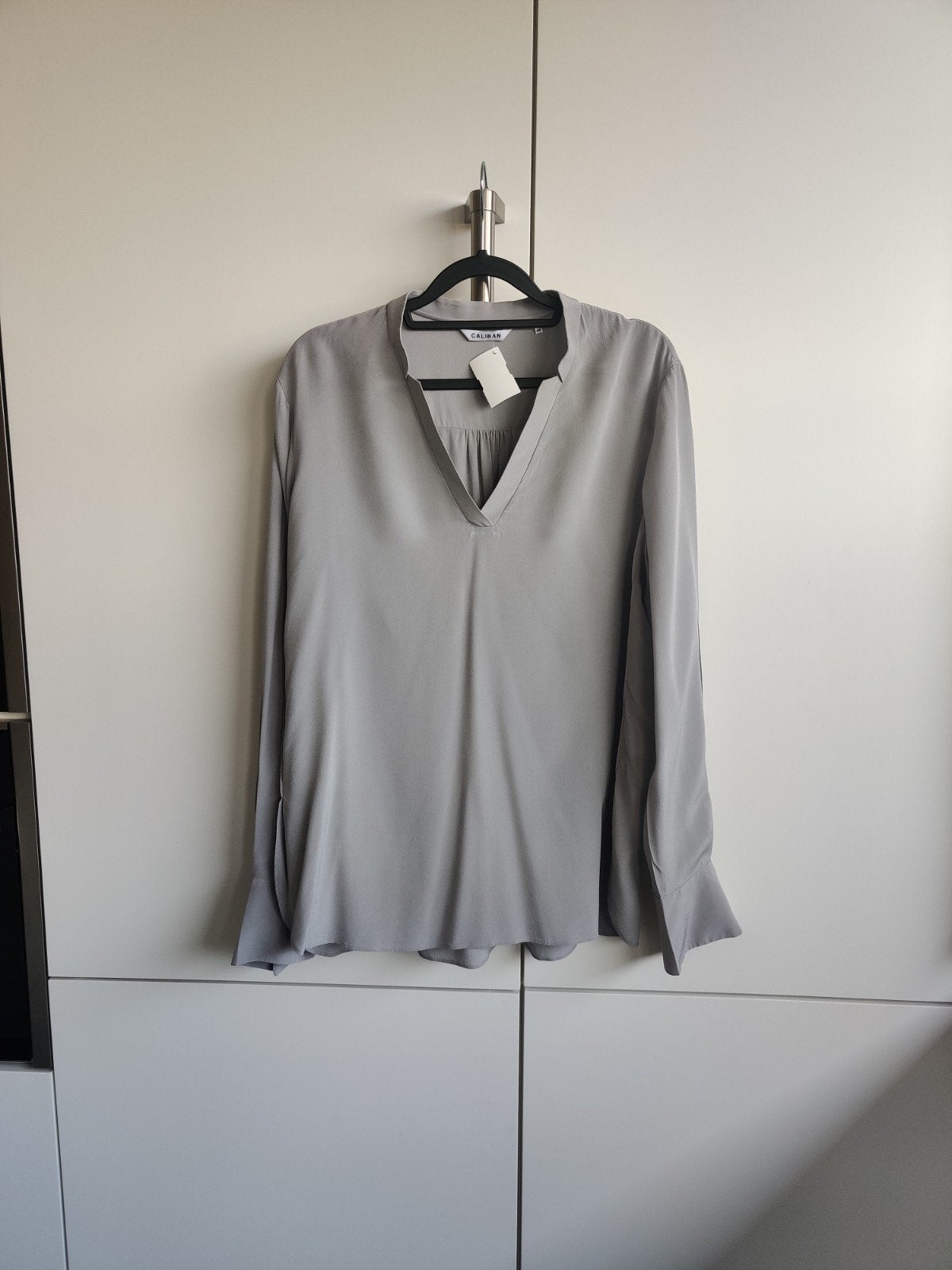 CALIBAN/ PAUW ZIJDEN BLOUSE, Maat 46/48 (XL) of groter, Ophalen of Verzenden, Zo goed als nieuw, Caliban
