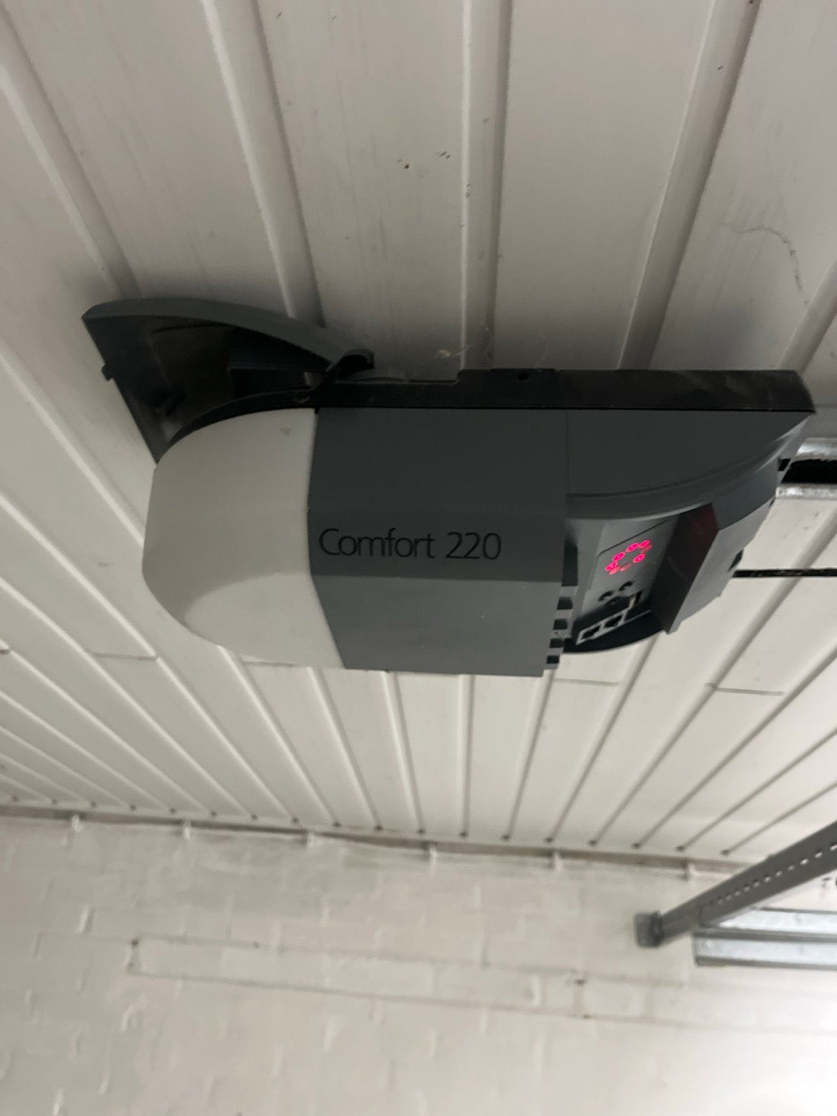Harol Garagedeur met Marantec Comfort 220 motor, Gebruikt, 215 cm of meer, Garagedeur, Metaal