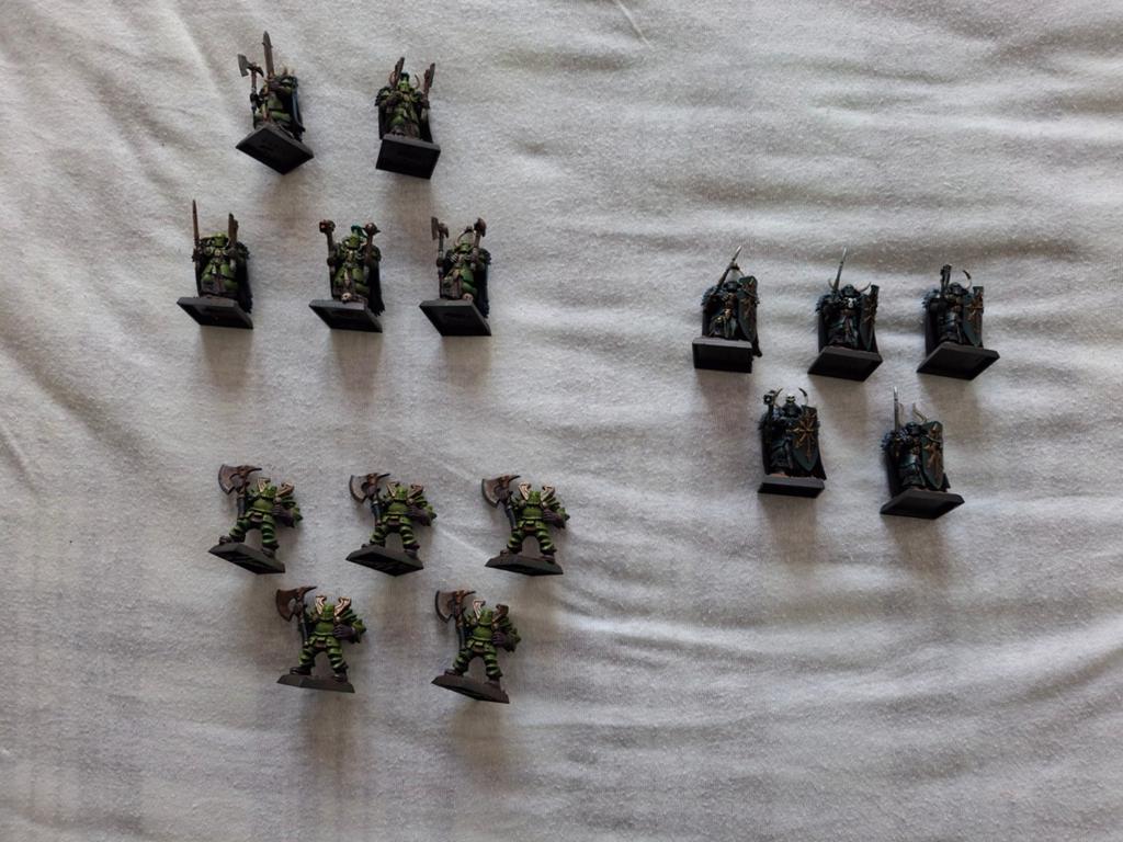 Warhammer Chaos Warriors, Hobby en Vrije tijd, Wargaming, Gebruikt, Figuurtje(s), Warhammer, Ophalen of Verzenden