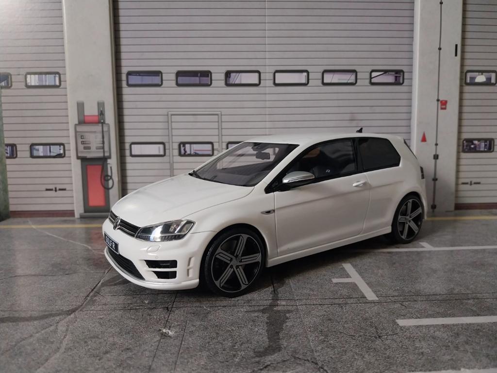 Volkswagen golf VII R pure white 2014 ottomobile, Hobby en Vrije tijd, Modelauto's | 1:18, Ophalen of Verzenden, Nieuw, Auto, OttOMobile