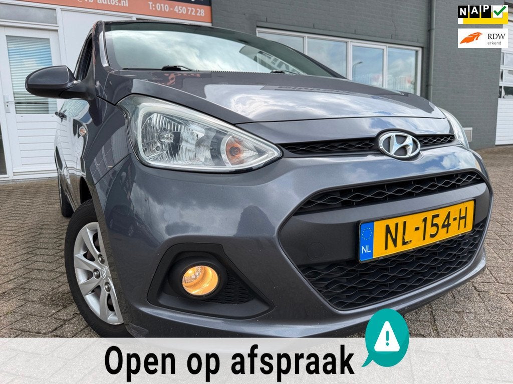 Hyundai I10 1.0i i-Motion Comfort 5 drs van 1ste Eig met nav, Stof, Gebruikt, 23 km/l, Origineel Nederlands