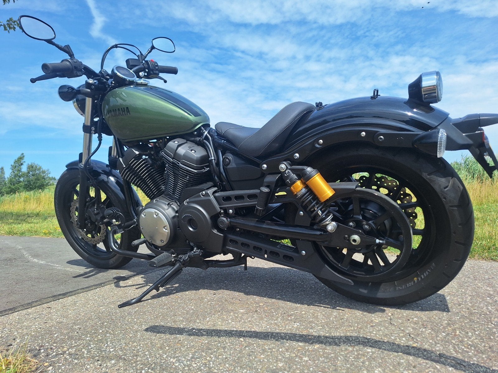Yamaha XVS950 Bolt R-Spec 2016 lage Km alle opties, Motoren, Motoren | Yamaha, Particulier, Chopper