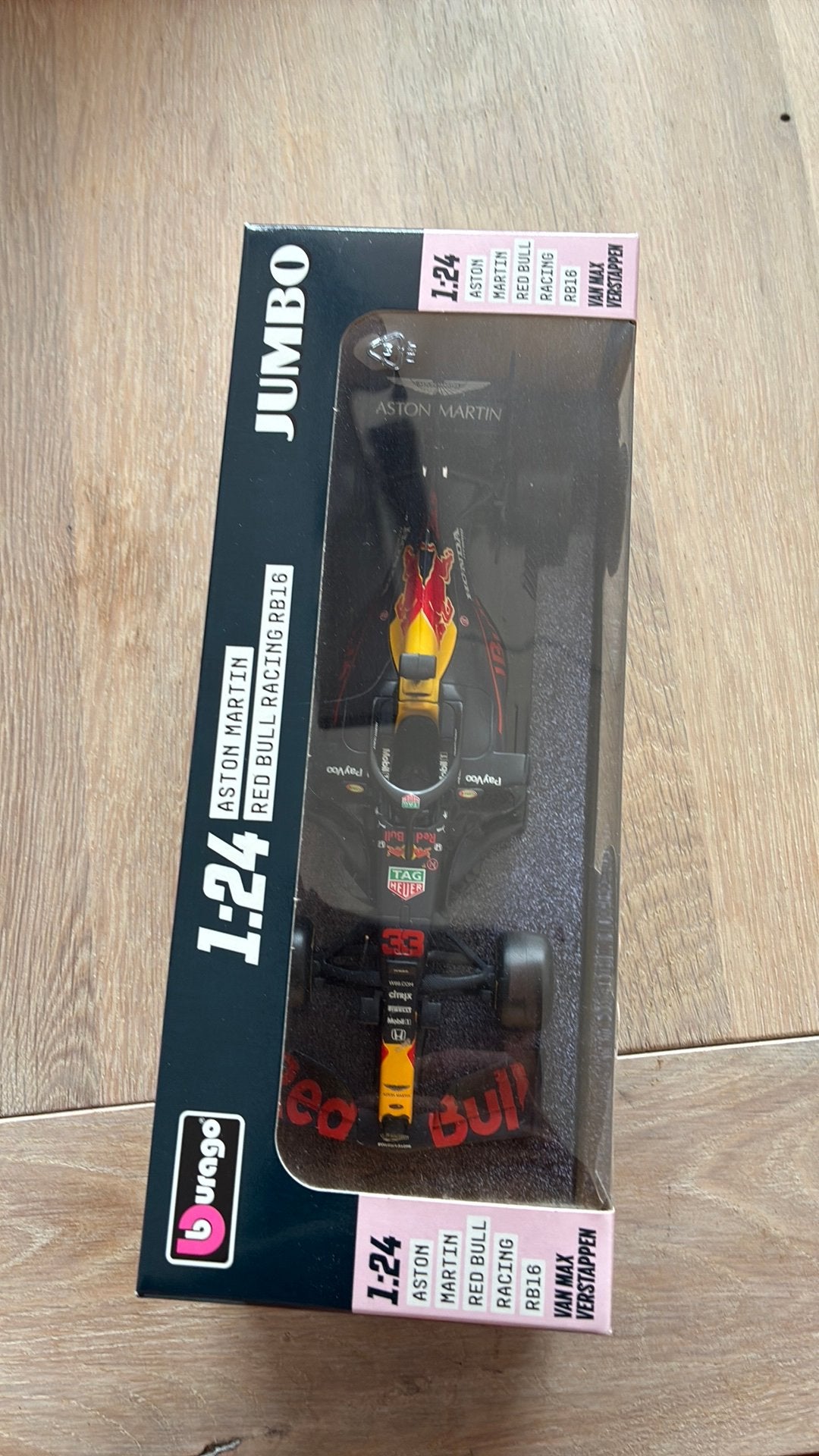 Max Verstappen F1 Red Bull, Hobby en Vrije tijd, Modelauto's | 1:24, Ophalen, Nieuw, Bburago