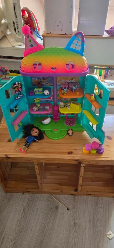 Gabby's Poppenhuis met accessoires en poppen, Ophalen, Gebruikt, Overige typen