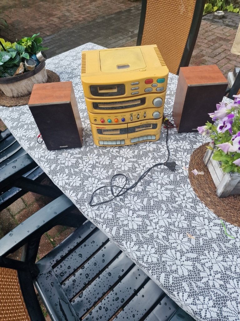 radio cassette recorder, Ophalen