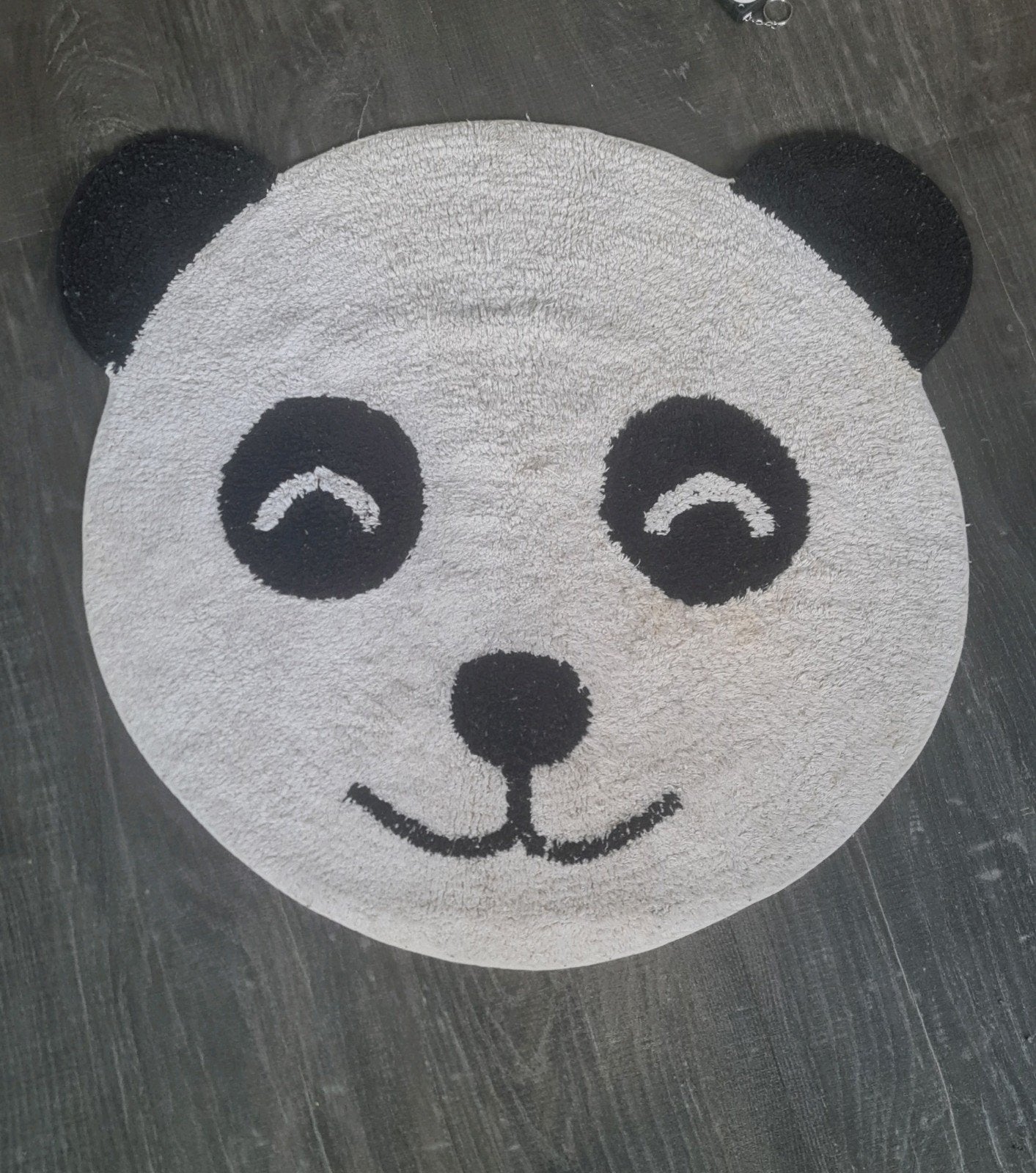 Panda vloerkleed, Gebruikt, 50 tot 100 cm, Rond, 50 tot 100 cm