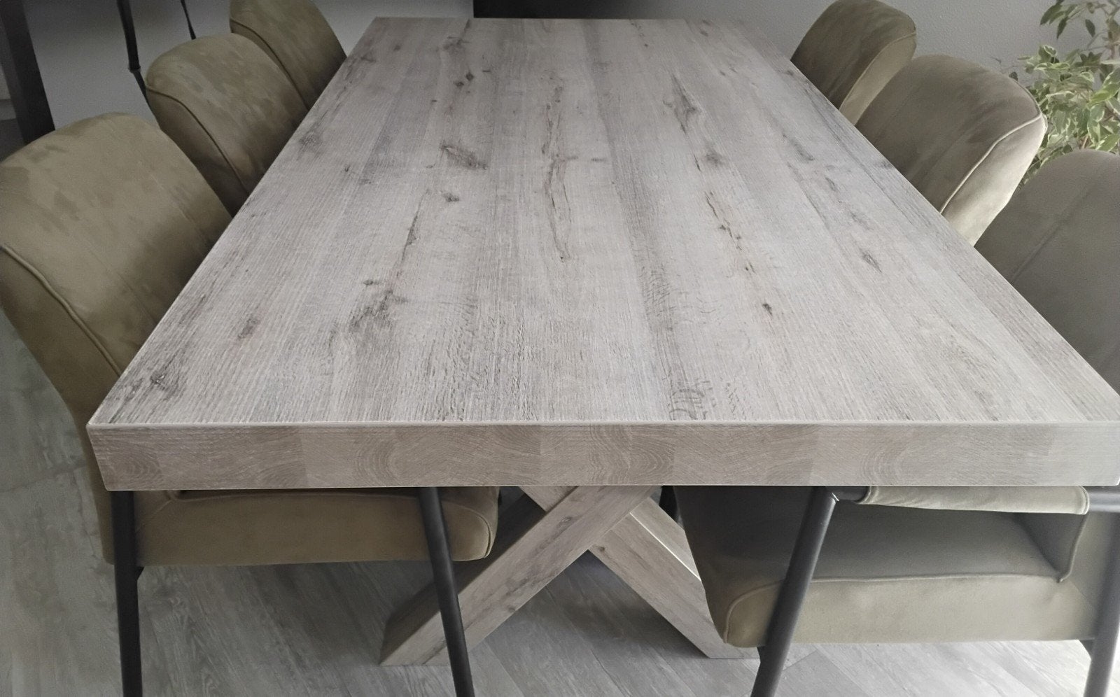 Eetkamertafel, Huis en Inrichting, Ophalen, Rechthoekig, 200 cm of meer, 50 tot 100 cm