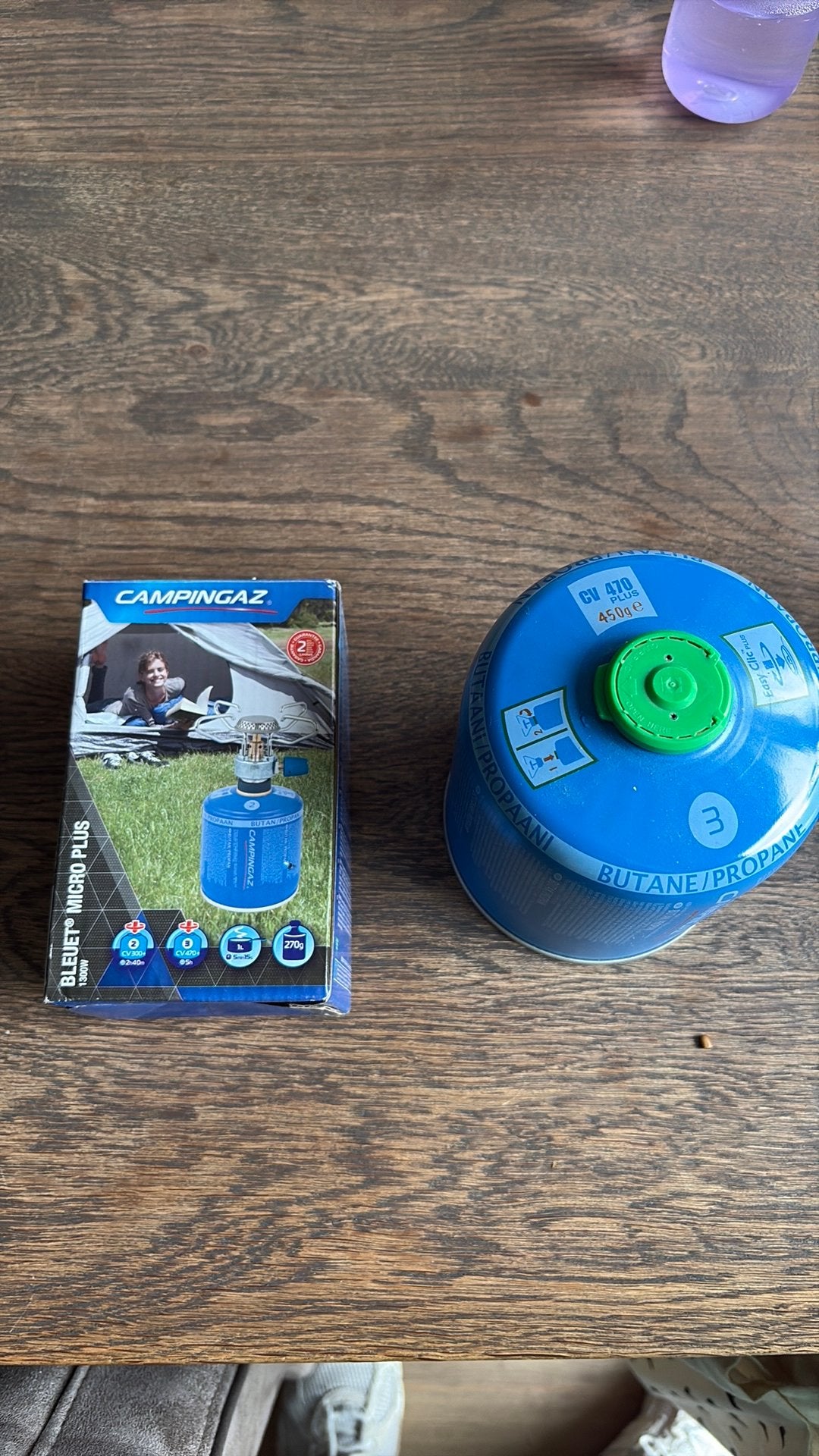 Campinggas kookstelletje + 450 gram gasbus, Witgoed en Apparatuur, Ophalen