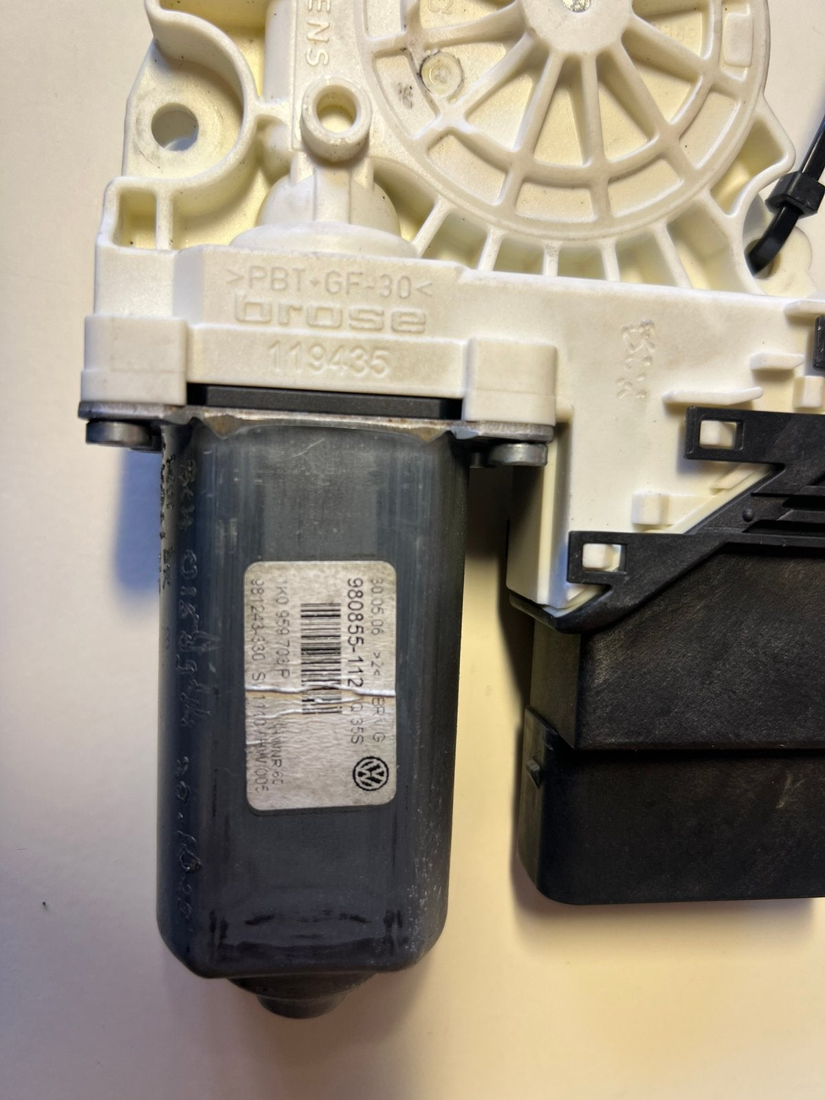 Vw passat  Raammotor Rechts achter -1K0 959 703P, Ophalen, Gebruikt, Volkswagen