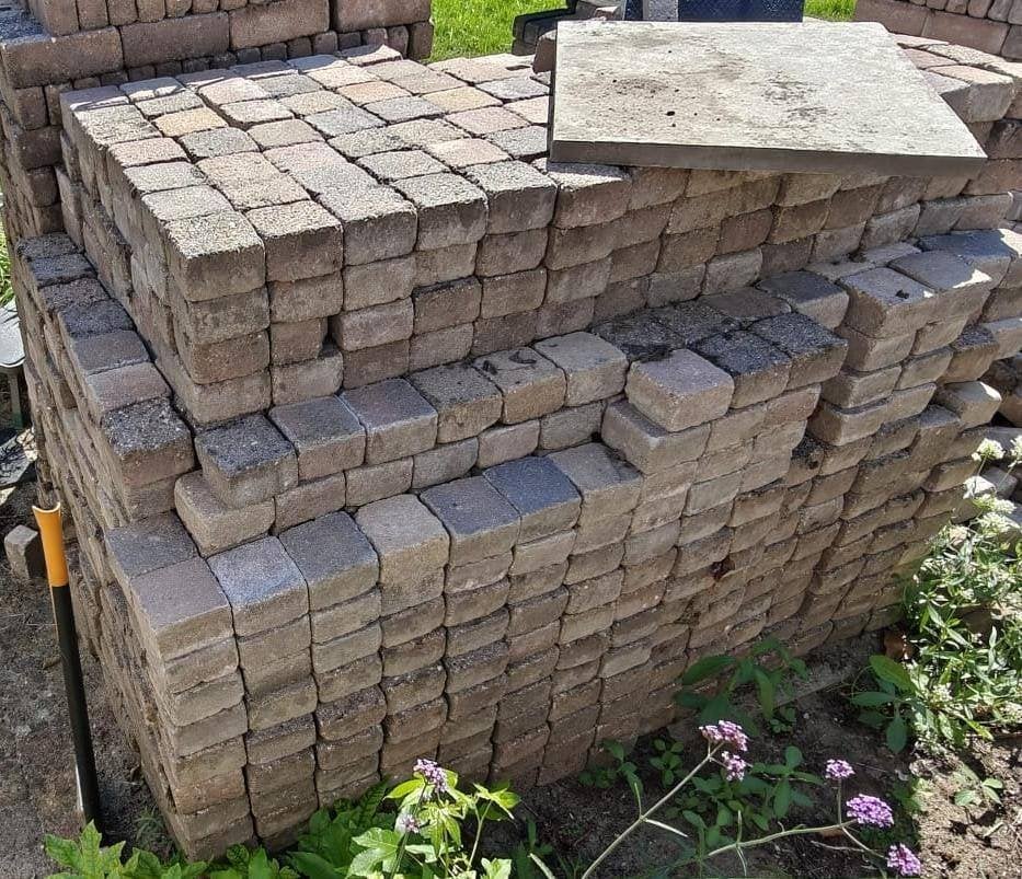 Stenen, Ophalen, Gebruikt, Beton, Klinkers