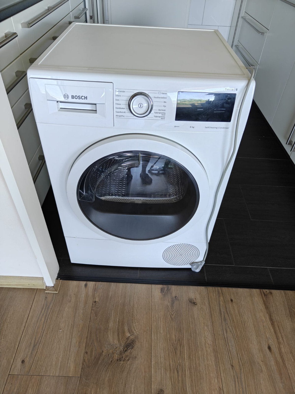 Droger Bosch Serie 6 A+++ 8kg warmtepompdroger, Witgoed en Apparatuur, Wasdrogers, Ophalen, 6 tot 8 kg, Gebruikt, Luchtafvoer