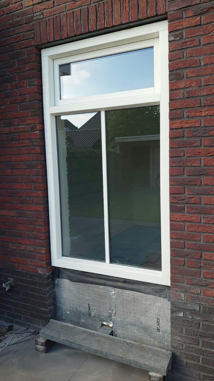 Kunststof kozijn Gealan, Hollandse hoek, RAL 9010, Ophalen, Gevelraam of Ruit, 80 tot 120 cm, 160 cm of meer