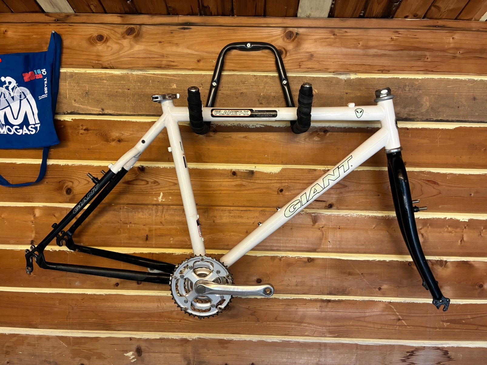 Giant stalen 90s MTB frameset / Large, Fietsen en Brommers, 26 inch, Zo goed als nieuw, 57 tot 61 cm, Meer dan 20 versnellingen