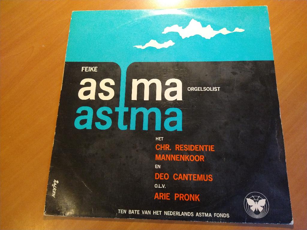 10 Inch plaat Feike Asma - Astma, Cd's en Dvd's, Vinyl | Klassiek, 10 inch, Overige typen, Ophalen of Verzenden, Zo goed als nieuw
