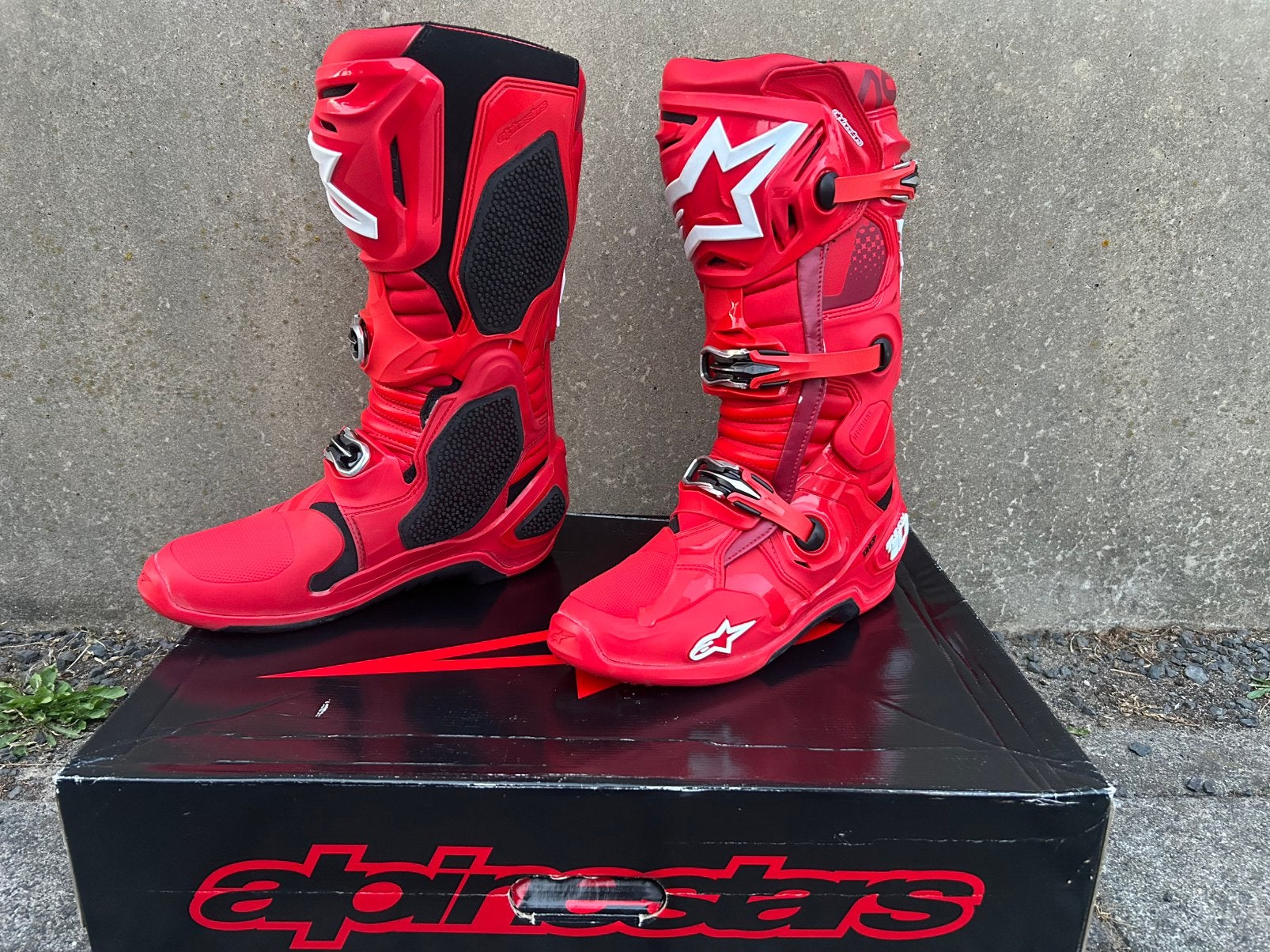 Alpinestars Factory Tech 10  maat 11/45,5 Rood, Motoren, Kleding | Motorkleding, Ophalen of Verzenden, Nieuw zonder kaartje, Laarzen