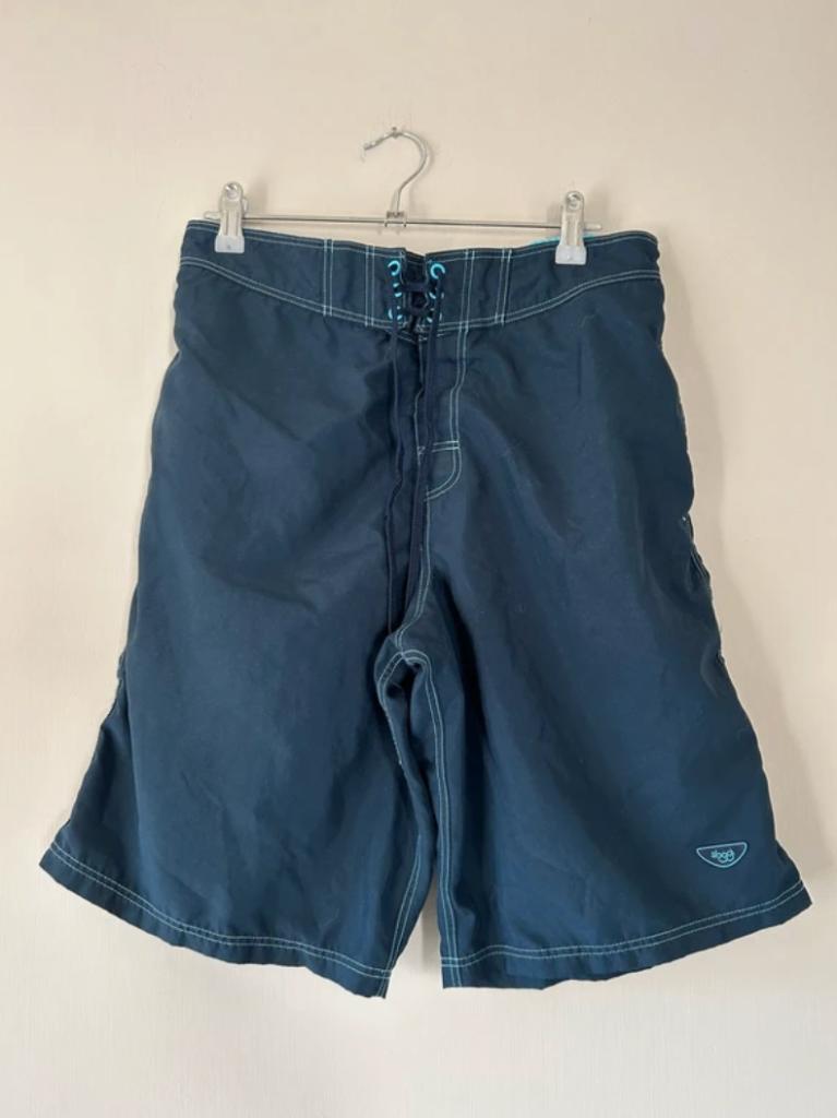 Donkerblauwe heren lange zwembroek maat S / M, Blauw, Ophalen of Verzenden, Sloggi, Zwemshort