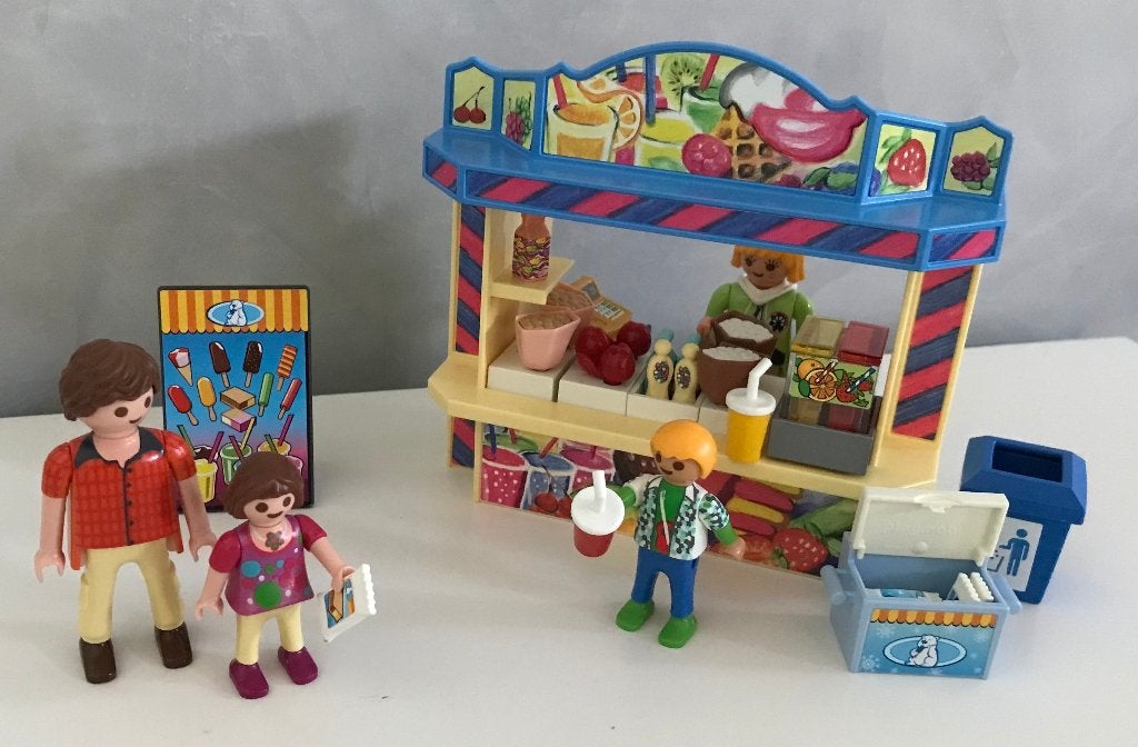 Playmobil 5555, Kermis, Snoepkraam., Gebruikt, Complete set, Overige typen, Ophalen of Verzenden