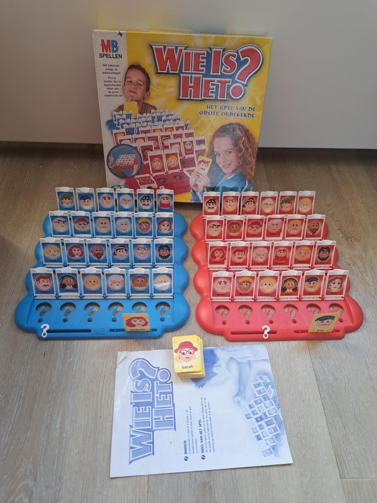 Wie is het spel, Hobby en Vrije tijd, Gezelschapsspellen | Bordspellen, Ophalen of Verzenden, Gebruikt