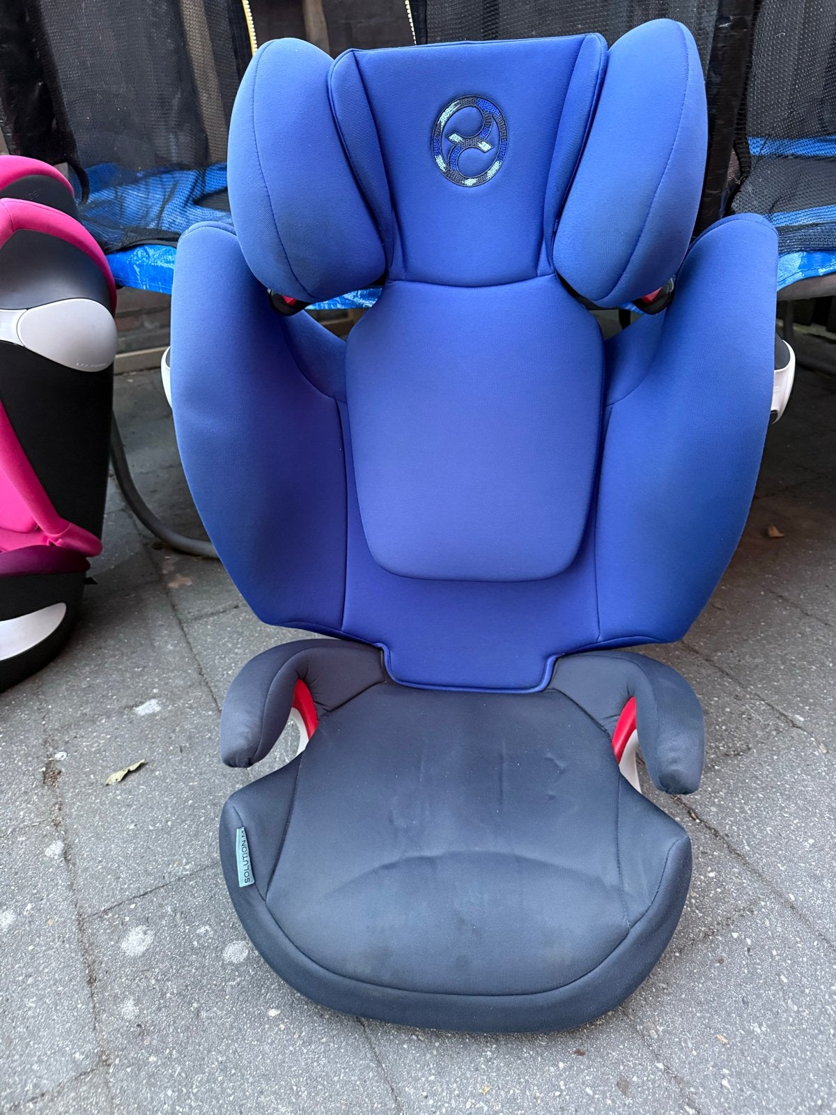 Cybex Solution autostoel - Blauw, Overige merken, 15 t/m 36 kg, Gebruikt, Autogordel
