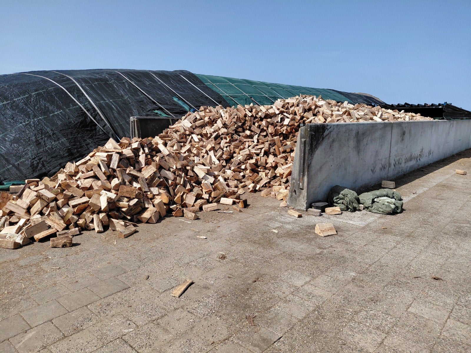 mooi gedroogd kachelhout haardhout stookhout brandhout, Tuin en Terras, Minder dan 3 m³, Ophalen of Verzenden