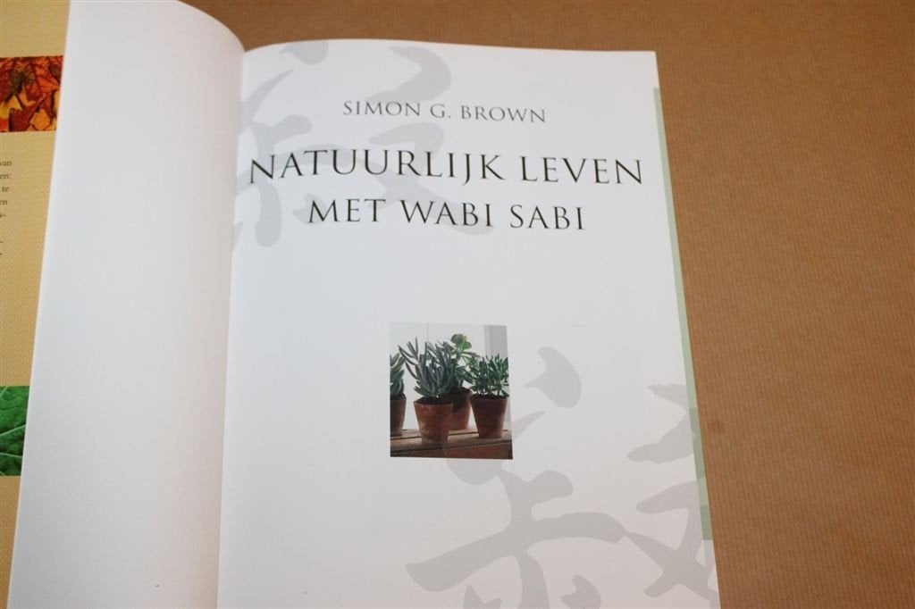 Natuurlijk Leven met Wabi Sabi — Japanse Levensstijl, Ophalen of Verzenden, Gelezen, Overige onderwerpen, Achtergrond en Informatie