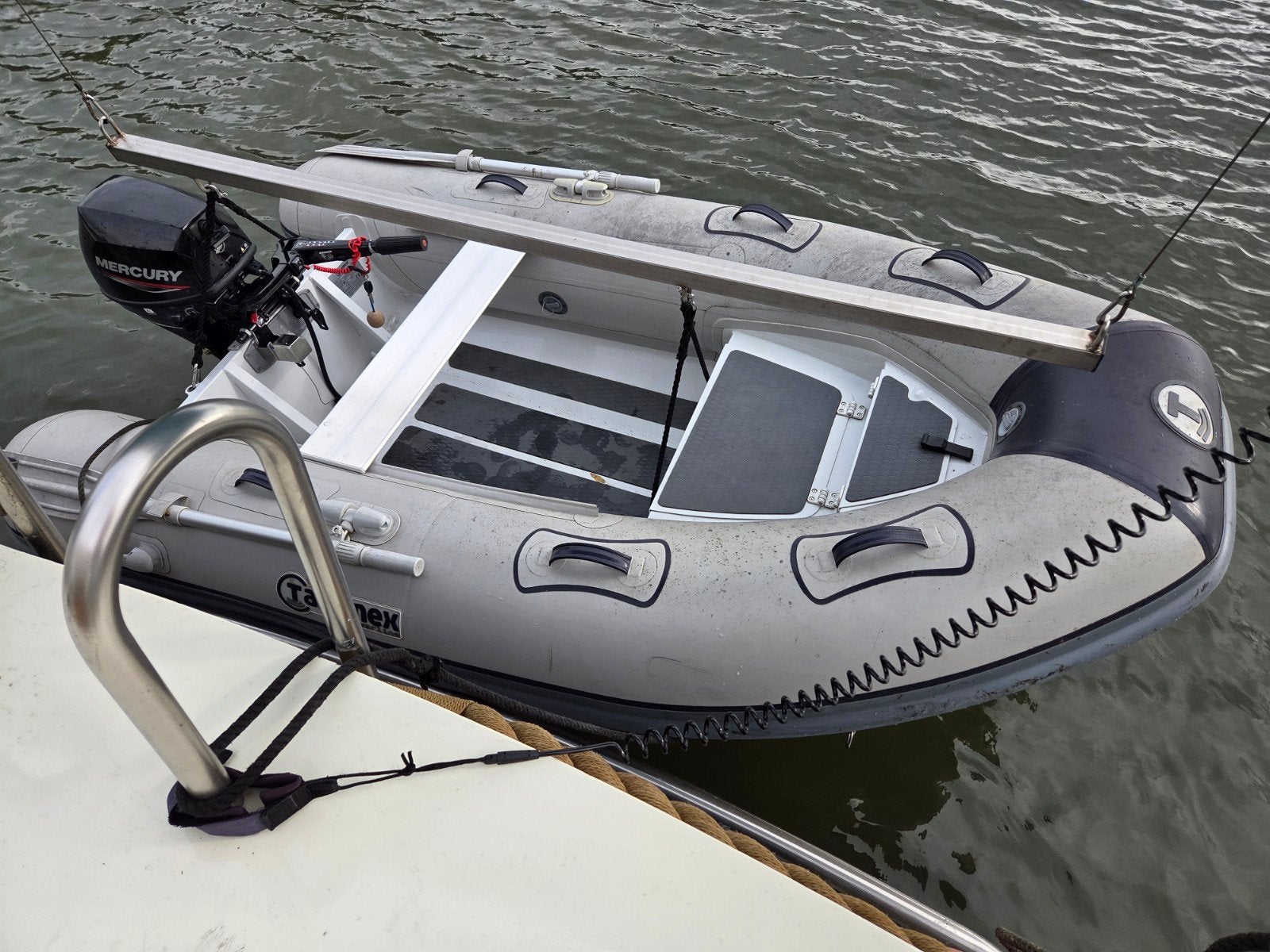 Talamex rubberboot Silverline 270 met Mercury 9.9PK, Watersport en Boten, Ophalen, Aluminium, Gebruikt, Brandstoftank