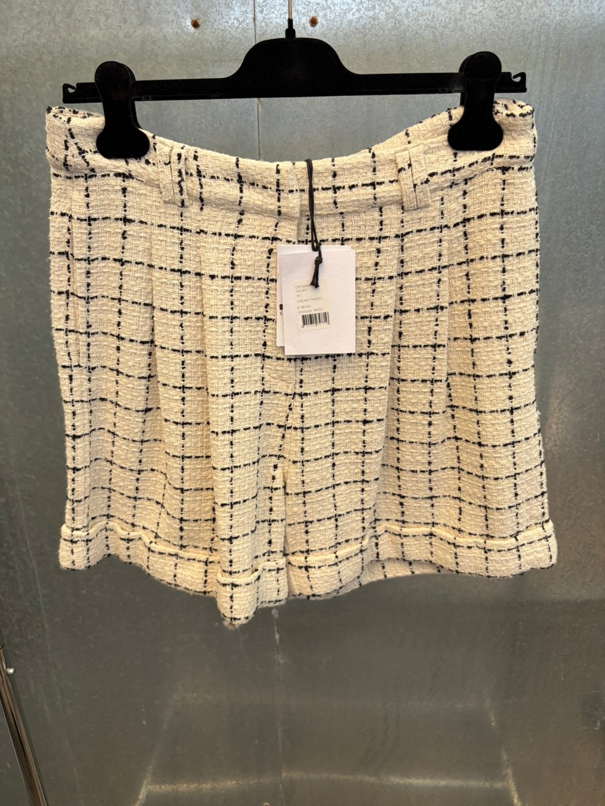 Chptrs short tweed korte broek 40 Cream chapter chptr-s, Ophalen of Verzenden, Maat 38/40 (M), Overige kleuren, Kort