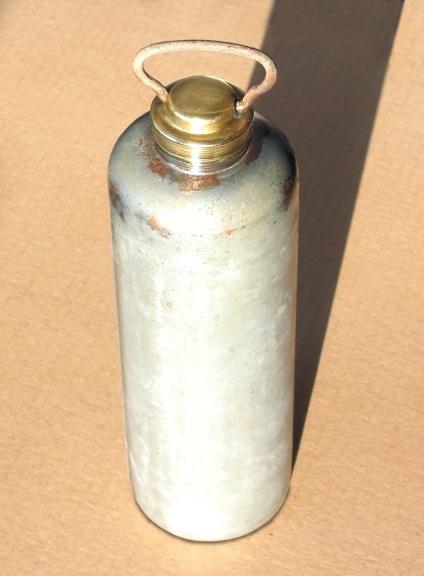 Bedkruik Retro Vintage Zink Jaren 40 Koperen dop Waterdicht, Verzamelen, Retro, Ophalen of Verzenden, Huis en Inrichting