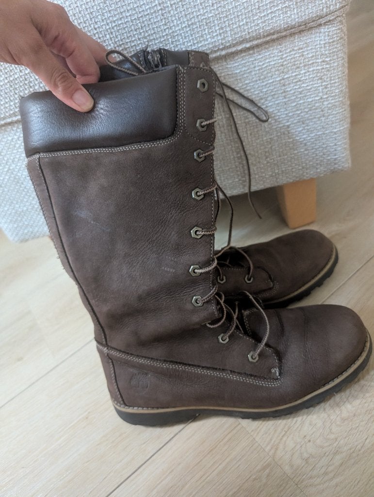 Hoge Timberland Veterlaarzen donkerbruin, Ophalen, Hoge laarzen, Bruin, Timberland