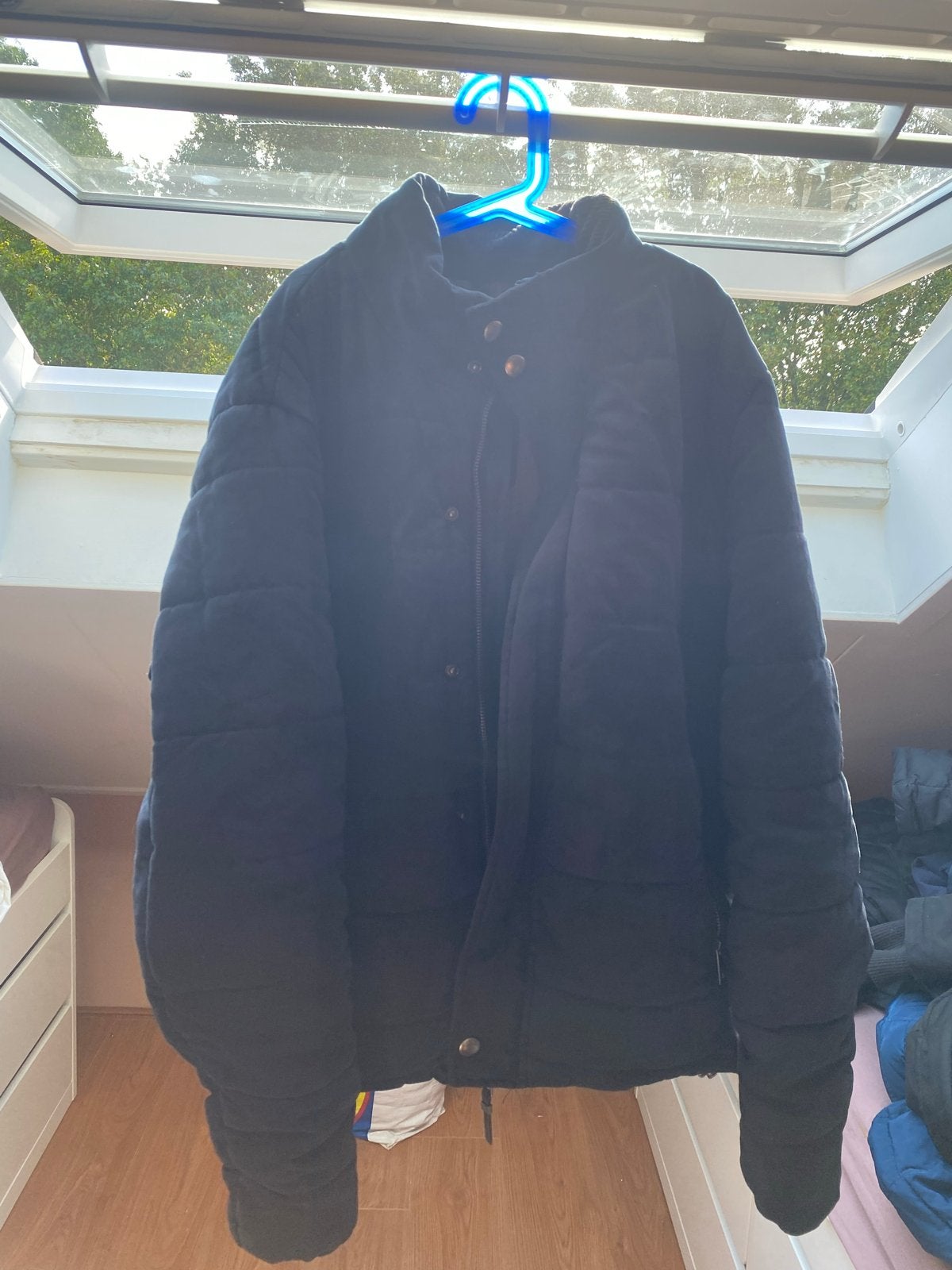 MNG MAN gewatteerde jas - Maat M, Ophalen of Verzenden, Zo goed als nieuw, Maat 48/50 (M), Blauw