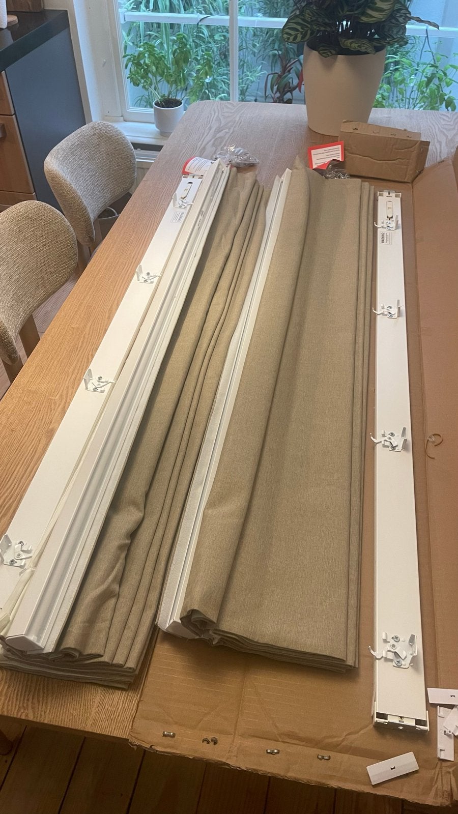 Tuiss Click2Fit Harrow Havermouth Folding Curtain 126x225cm, Overige materialen, 126 cm, Overige merken, Verduisterend