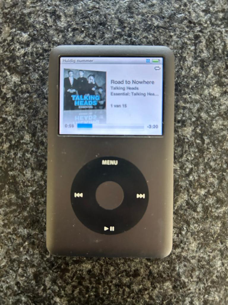 Apple iPod Classic 120GB - functioneert nog top!, Audio, Tv en Foto, Mp3-spelers | Apple iPod, 40 GB en meer, Gebruikt, Classic
