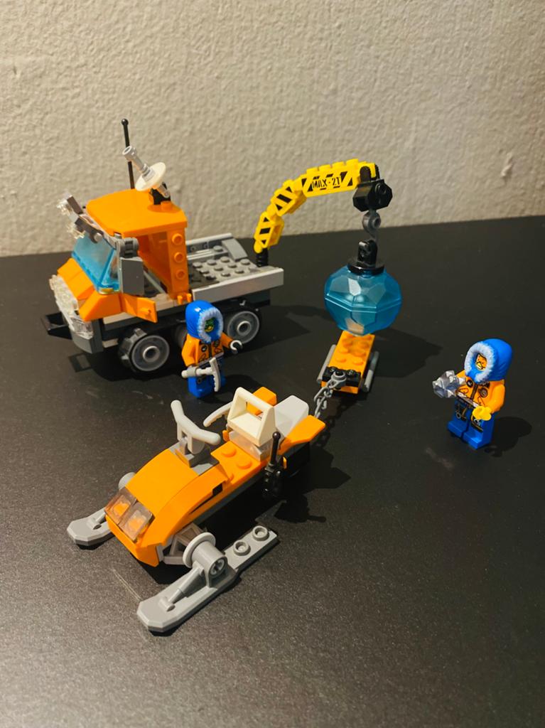 Lego city 60032/60033 sneeuwscooter / artic crawler, City, Lego, Ophalen of Verzenden, Zo goed als nieuw