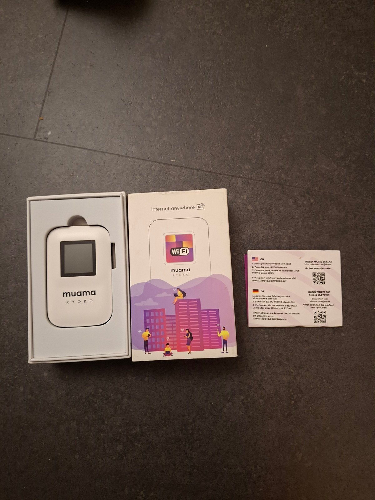 Muama Ryoko 4G Mobiele WiFi Router - Internet Overal, Ophalen, Zo goed als nieuw