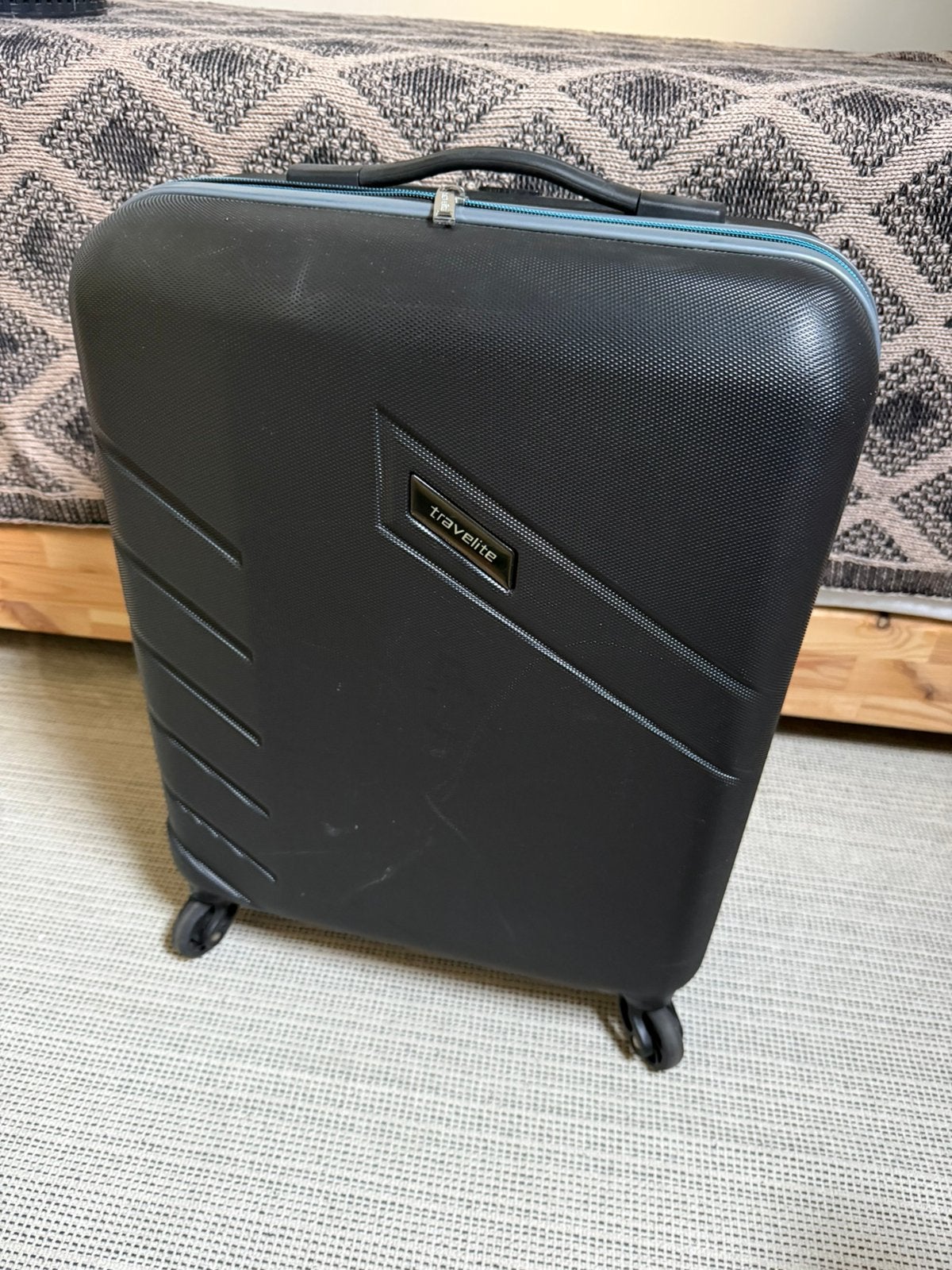Travelite handbagage koffer, Gebruikt, 50 tot 60 cm, Hard kunststof, Ophalen of Verzenden
