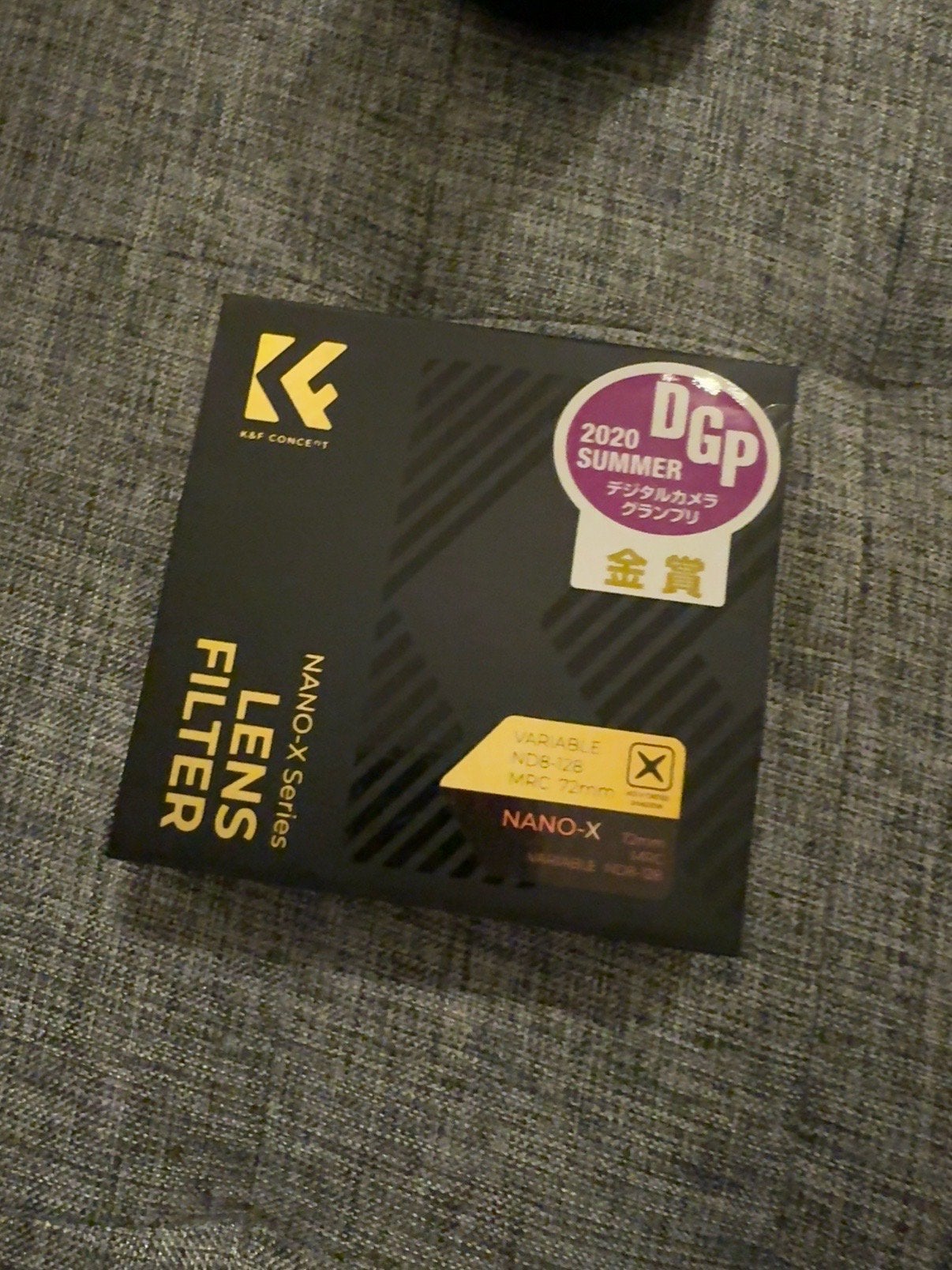 K&F Concept Nano-X Variable ND8-128, Audio, Tv en Foto, Fotografie | Filters, K&F Concept, Nieuw, 70 tot 80 mm, ND-filter