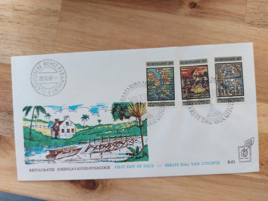 Suriname E63ROa Blanco, Ophalen of Verzenden, Onbeschreven, Nederland