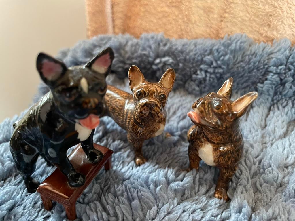Franse Bulldog beeldjes - diverse prijzen vanaf € 2,50, Verzenden, Gebruikt, Dier