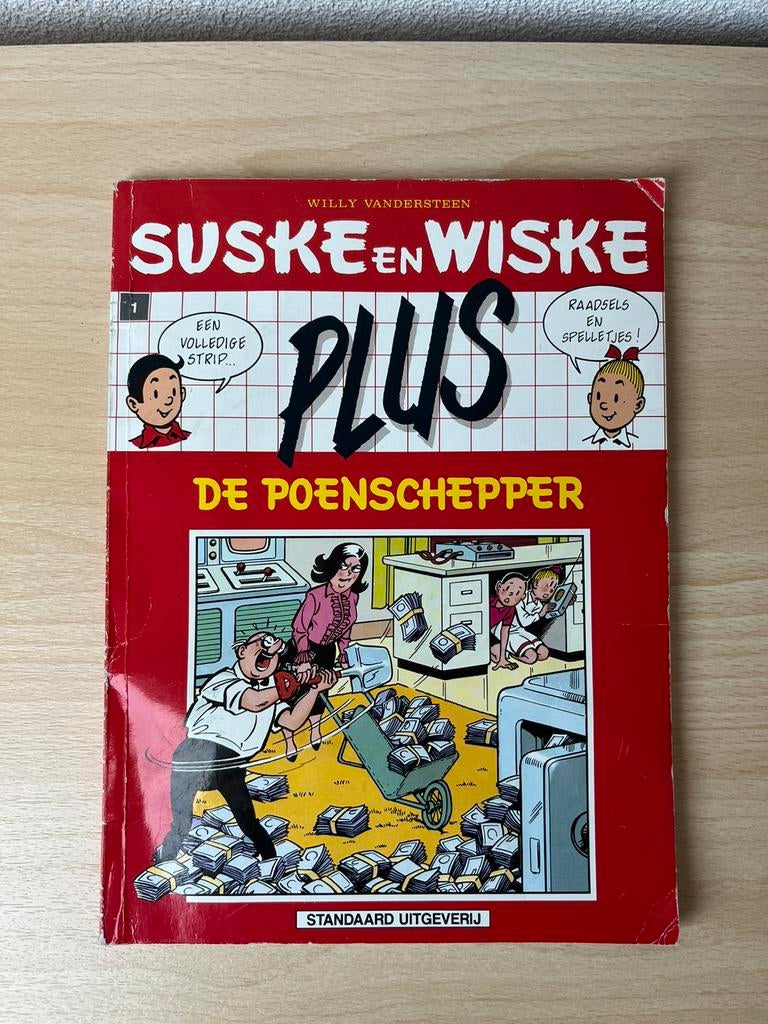 Suske en wiske plus de poenschepper, Eén stripboek, Ophalen of Verzenden, Gelezen